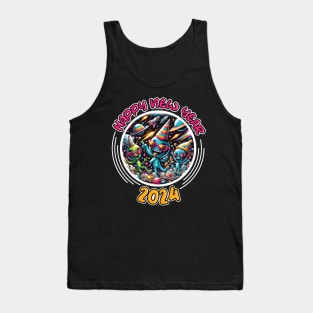 Celebrate New Year 2024 Aliens Squad Tank Top